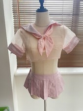 japanese school girl cosplay uniform size uk6-8