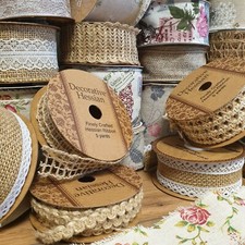 Premium Natural Hessian Ribbon