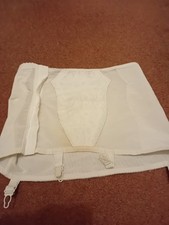 Vintage Hook And Eye Girdle  ,4 Suspender  32 Waist