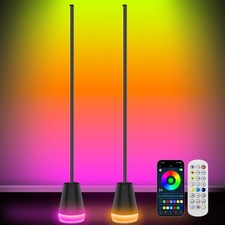 2pc 56" Smart LED Floor Lamp