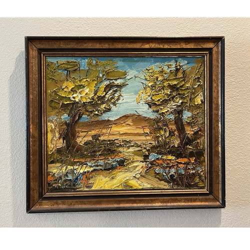 Vintage rabby impasto oil - vintage,