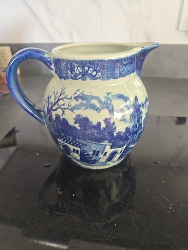 Delft blue white jug pitcher - delft,