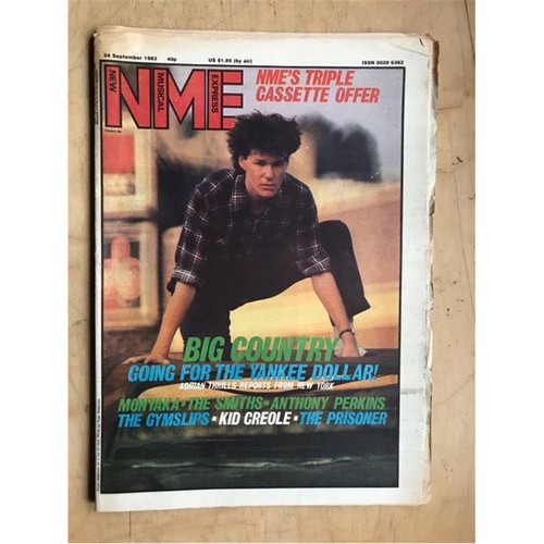 Big country nme magazine sept - magazine,