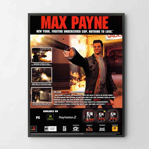 Poster max payne playstation - poster,