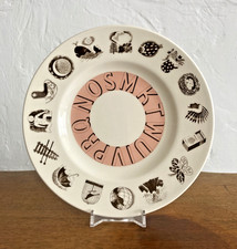 Wedgwood Pink Alphabet 18cm