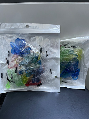 Assorted soft plastic fishing - soft,