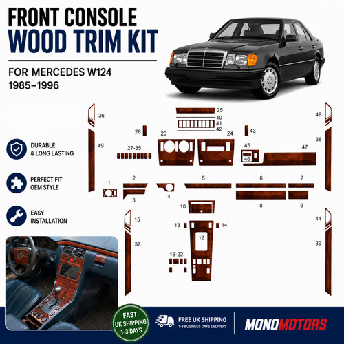 Wood look dash trim - trim, kit