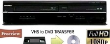 Toshiba HDMI VHS DVD Recorder Copy VHS to DVD New Remote & Set Up Guide DVR19