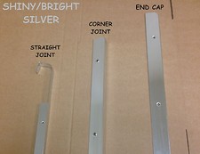 SHINY SILVER Kitchen Worktop