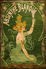 Absinthe Blanqui Advert Aged