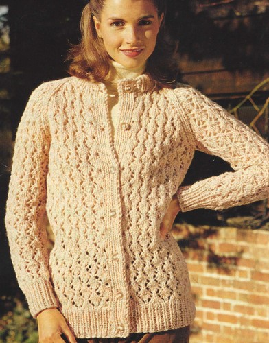 Ladies chunky cardigan - ladies,