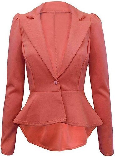 Ladies long sleeved crop frill - ladies,