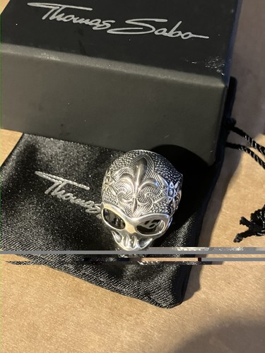 Thomas sabo lily skull ring - thomas,
