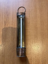 Genuine Vintage Negretti & Zambra Wall Copper & Brass Hanging Thermometer