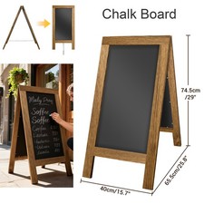 Wooden Vertical Blackboard