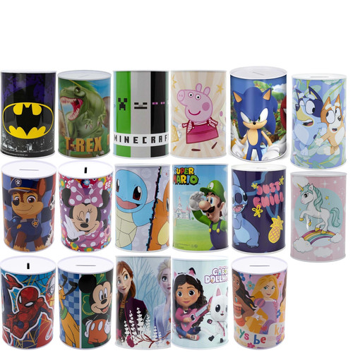 15cm metal piggy bank - 15cm,
