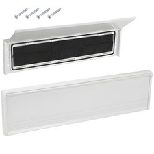 Letterplate 12" Door Letterbox Cover Draught Excluder Brush, Internal External