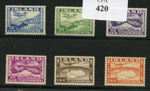 Iceland 1934 air set mint - 1934,