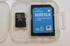 Satmap Map Card  1:25k & 1:10K  Explorer Map & Street View (Norfolk)