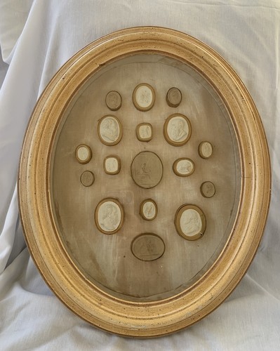 Rare vintage framed antique - vintage,