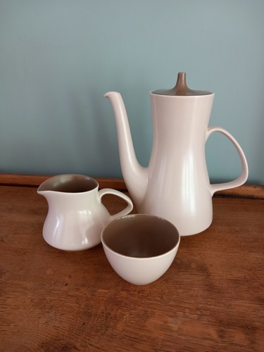 Poole pottery twintone - sepia, &