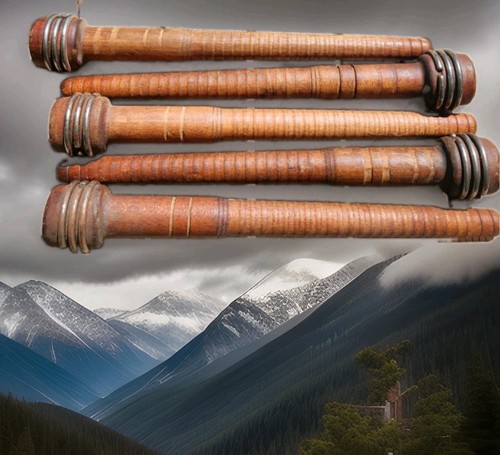 Vintage wood wooden - 5,