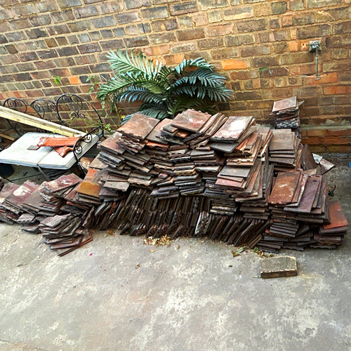 Reclaimed roof tiles mainly - tiles,