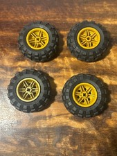 LEGO Technic 4x Gold  Wheels -