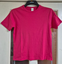 TESCO PINK ROUND NECK SHORT SLEEVE T-SHIRT SIZE 16