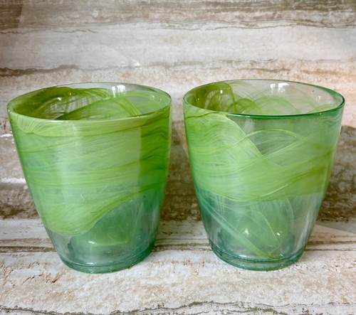 Glass plant pot - glass, recycled