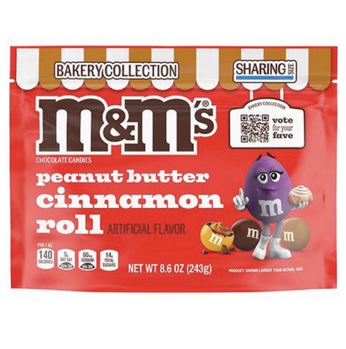 Peanut butter cinnamon - m&m’s,