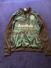 Hibernian FC Joma Training Top 1/4 Zip XL Excellent Condition