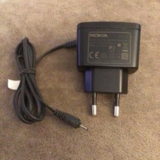 Original Nokia AC-3E EU 2-Pin Mains Charger 6300,1208,N95,E65,3110c - Small Pin