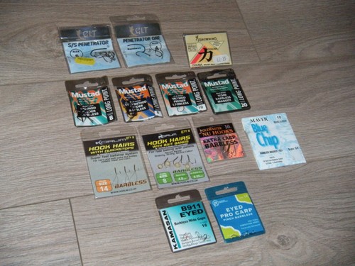 Barbless hooks joblot good - barbless,