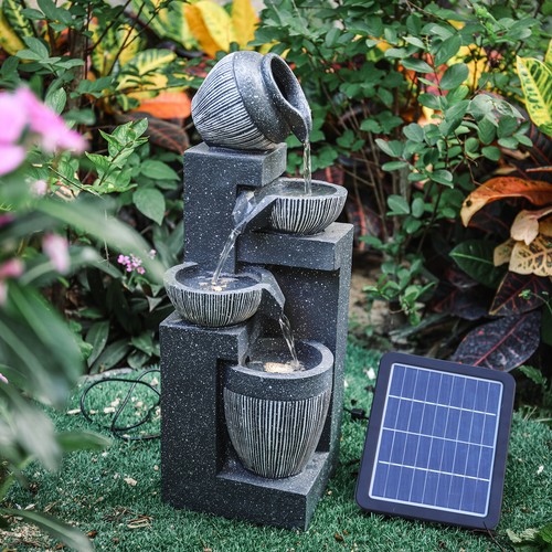 Garden solar water - feature, led