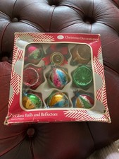 Vintage Box Of 9 Christmas
