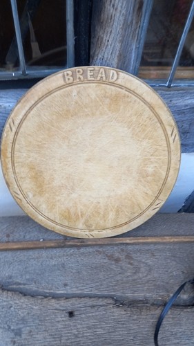 Vintage wooden bread - a, board