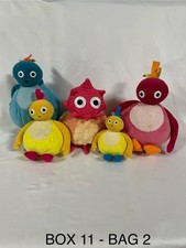 Twirlywoos Plush Bundle Full Set Including peekaboo squeaker reversible  x5 set 