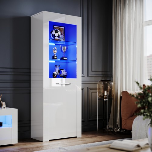 High gloss white display - high,