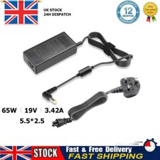 Monitor Charger Power Cord for HP Pavilion 20 21.5 23 23.8 25 27 Inch Adapter