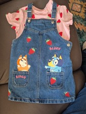 Bluey 2 Piece Pinafore Dress