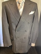 Men Vintage Double Breasted