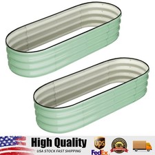 2 Pack Galvanized Raised