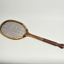 Antique Wooden Fishtail Tennis