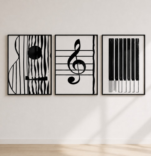Dark modern wall art print - dark,