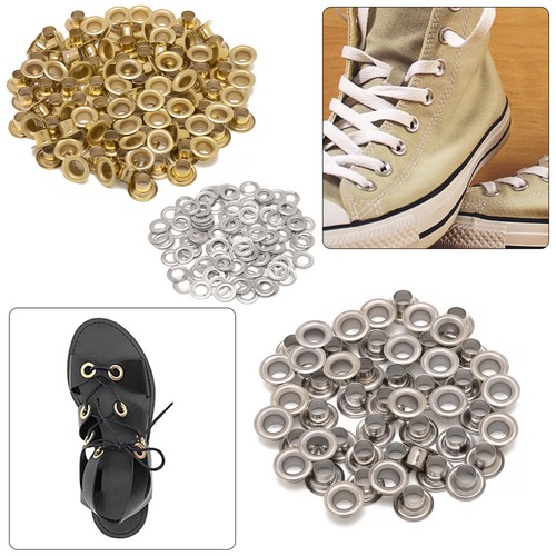 Eyelets with washers - with, 6.5mm