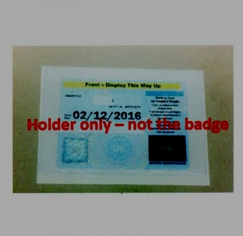 Holds disability badge large - disability,