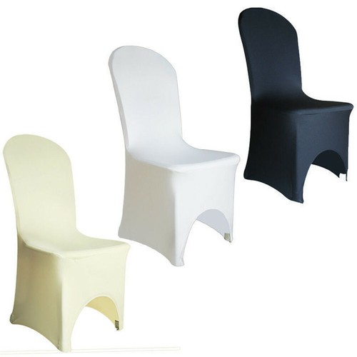 100pcs white chair covers - white,