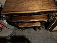 Vintage Mahogany Nest of