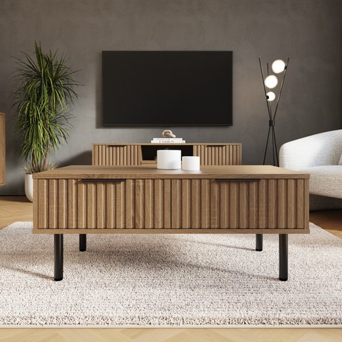 Nervata coffee table - nervata, oak